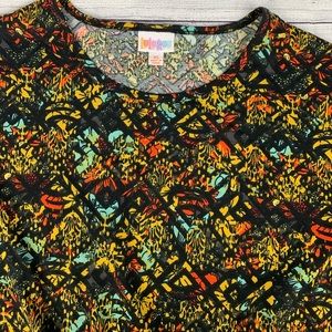 LuLaRoe Irma Oversized Printed Tunic Top